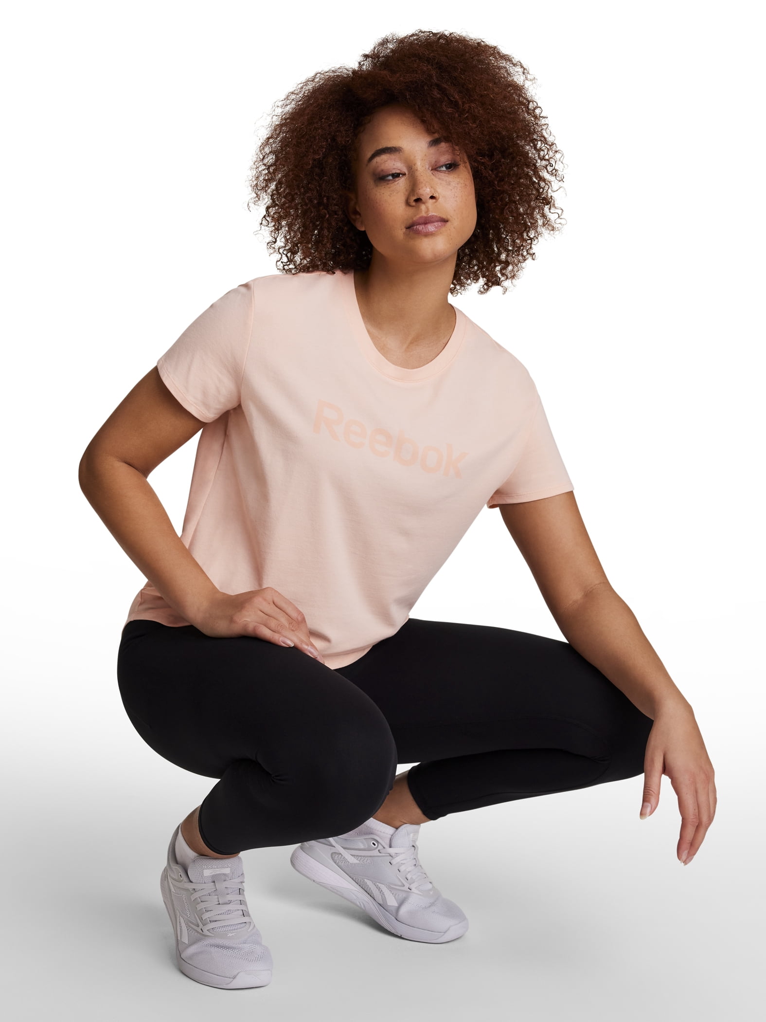 Reebok Women's Identity Short Sleeve Tee, Sizes XS-4X