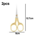thumbnail image 2 of Embroidery Scissors Crafting Sewing Threading Needlework Scissors Cover for Sewing Handicrafts Tool Craft Art Work and Everyday Use, 2 of 5