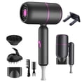 thumbnail image 1 of Kosiehouse Secadora de Cabello Profesional con Iones, Potente 1800W para un Secado Rápido, Secadora con Difusor para Rizos, Secadora de Pelo Portatil con Mango Plegable, 3 Temperaturas / 2 Velocidades, 1 of 5