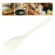 thumbnail image 2 of Cuchara de cocina grande de silicona antiadherente Juego de cucharas sólidas con orificio profundo y marca de medida para mezclar Servir Escurrir Raspar Calentar Utensilios de cocina, 2 of 7