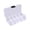 Black, variant on WINDLAND Clear Plastic Storage Box 10 Compartment with Sealing Lid Container Case