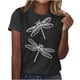 thumbnail image 1 of Camiseta de Manga Corta de Cuello Redondo Impresa para las Mujeres, Casual Diario Y Partido de Moda Superior, 1 of 2