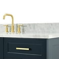 thumbnail image 5 of Ariel Taylor 67 Inch Single Rectangle Sink Vanity With Carrara White Marble Countertop W/0.75" Edge In Midnight Blue, 5 of 11