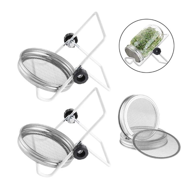 Mason Sprouter,Sprouting Jar With Stainless Sprouting Jar Quart Mason Sprouter Superior Craftsmanship