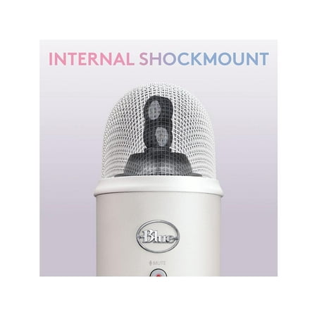 Logitech - Blue Yeti Professional Multi-Pattern USB Condenser Gaming Microphone with Exclusive Streamlabs Themes