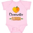 thumbnail image 3 of Inktastic Clearwater Florida Orange in Heart Boys or Girls Baby Bodysuit, 3 of 5