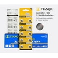 thumbnail image 3 of Tianqiu LR41 AG3 392A LR41H 1.5V Alkaline Coin Cell Batteries (200 Batteries), 3 of 10