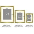 thumbnail image 2 of Golden State Art Gallery Wall Frames 11x14, 8x10, 5x7 Matted Photo Frames, Gold, Set of 7, 2 of 8