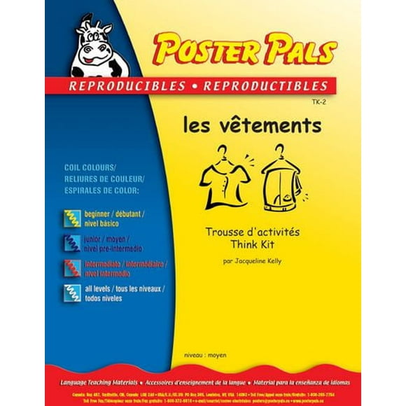 The Fsl Classroom Les Vêtements French Reproducible Teaching Activities