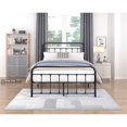 thumbnail image 2 of Lexicon Fawn Full Metal Platform Bed in Black, 2 of 6