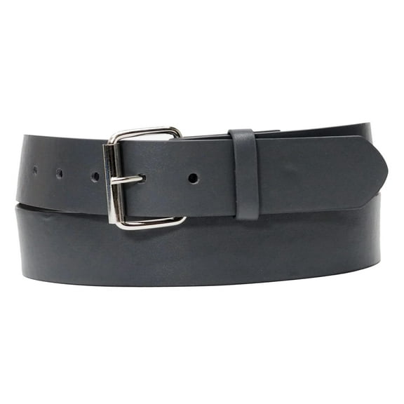 Grey Bonded Leather Belt with Removable Belt Buckle