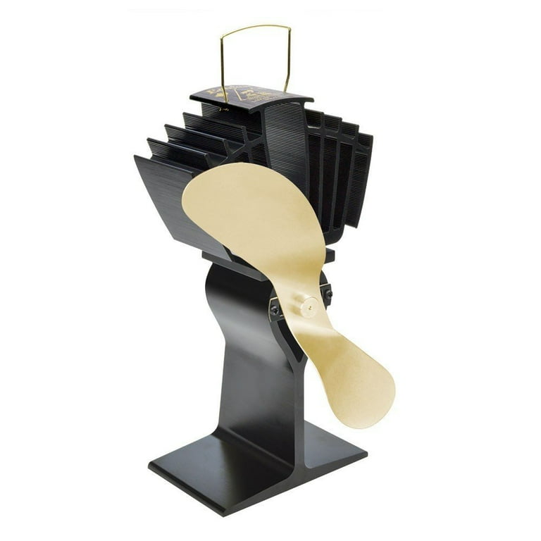 Ecofan 812AMBBX AirMax Large Heat Powered Wood Stove Fan, Made in Canada,  Gold - Walmart.com