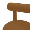 thumbnail image 4 of TOV Furniture Chaise d'Appoint en Velours Cognac Carmel, 4 of 6