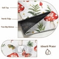 thumbnail image 6 of 2.7'x5' Area Rugs, Mushroom Indoor Outdoor Area Rug for Living Room Bedroom, Red Botanical Summer Green Butterfly Washable Bathroom Rugs Kitchen Floor Carpet Mats Home Decor Aesthetic, 6 of 8