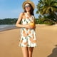 thumbnail image 3 of Balery Peaches Vestidos de verano para mujer con estampado: vestido holgado sin mangas, vestido playero informal y cómodo para días calurosos., 3 of 7