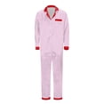 thumbnail image 2 of Family Christmas Pajamas Silk Pjs Long Sleeve Button down Holiday Nightwear Matching Pajamas Family, 2 of 7