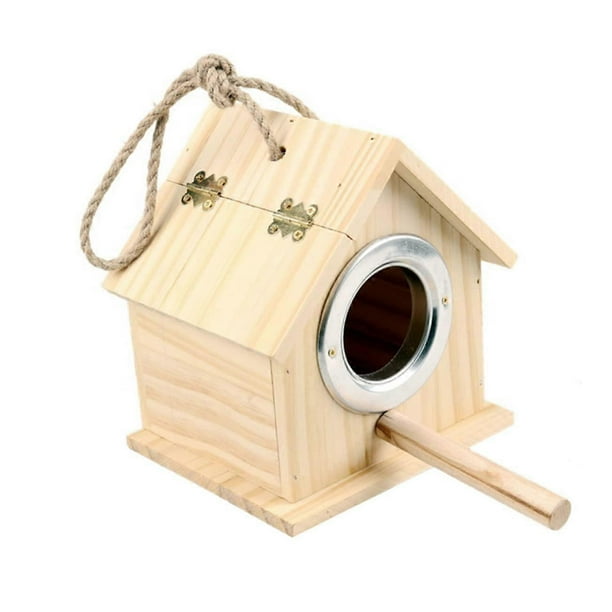 1 piece Bird Nest Box for Parrots, Breeding Box for Birds, Retreat Made of Quality Pine Wood for Comfortable Nesting and Breeding Care