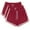 Wine2, variant on 3 Pack Shorts for Women Drawstring Elastic Waist Yoga Shorts Lounge Pajama Shorts Plus Size