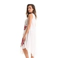 thumbnail image 2 of Riviera Sun Sleeveless Umbrella Dresses for Women (White - Butterfly, 2X), 2 of 3
