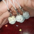 thumbnail image 4 of Cartoon doll 3D flocking puppy pendant Creative Cartoon Bag Pendant //, 4 of 4