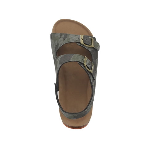 713-28 Huarache Casual verde militar Cklass 713-28