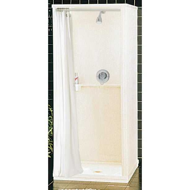 Maax Econo 101568 000 129 Free Standing, Stand Up Shower Stall Curtains