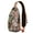Camel-34, variant on Ocean Sunset with Palm Trees Sling Backpack – Lightweight and Breathable Crossbody Shoulder Bag Featuring Tropical Palm Tree Patterns, Perfect for Beach and Travel