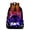2 Style, variant on New cartoon anime 3D cool digital fun circus print large-capacity backpack, lightweight, wear-resistant, load-reducing, spine-protecting student campus sports backpack