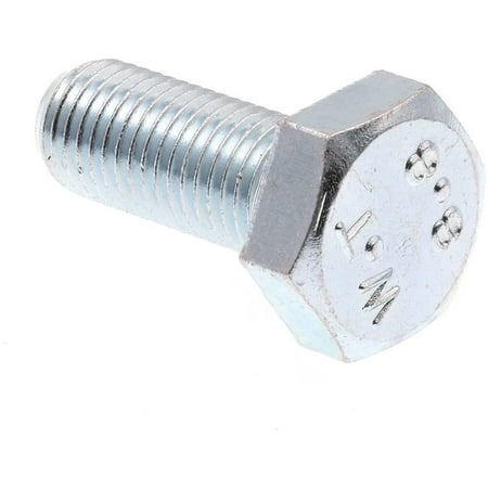 

9111385 Hex Head Cap Screws Class 8.8 Metric M10-1.25 X 25MM Zinc Plated Steel 10-Pack