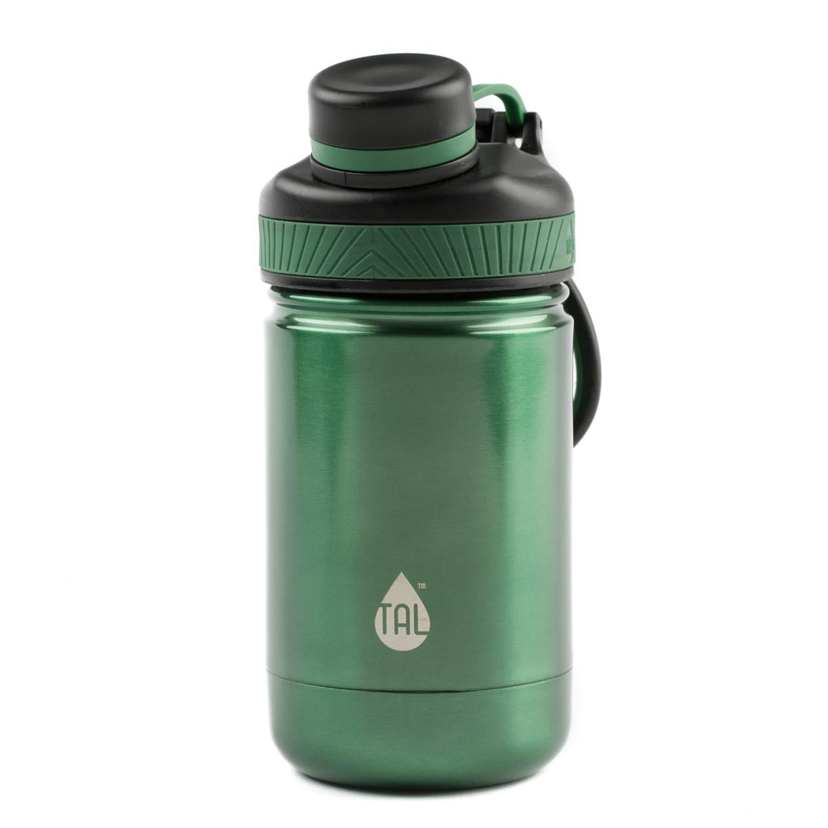 Tal Stainless Steel 12 Ounce Green Double Wall Vacuum Insulated Ranger Tal Water Bottle Stainless Steel