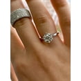 thumbnail image 4 of Capri - Moissanite Round Cut Lab Diamond Six Prong Solitaire Engagement Ring, 4 of 5