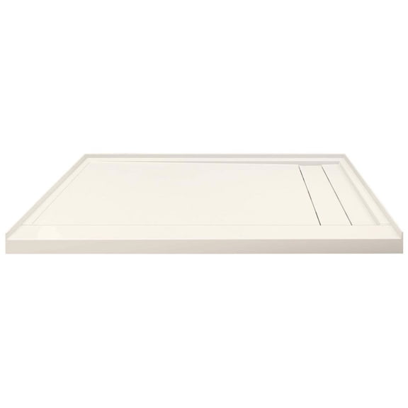 Transolid Trs_Flu6032r Flu-Series 60" X 32" Rectangular Shower Base - Cameo