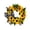 A, variant on Lypsnake Artificial Sunflower Wreaths with Bow, Rustic Plaid Ribbon Full Blooming Sunflower Wreath with Green Leaves, Farmhouse Style Front Door Decoration for Porches Walls and Seasonal Use