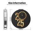 thumbnail image 3 of Kdxio 2025 Happy New Year Pocket Mirror, 1X/2X Travel Makeup Mirror 2-Sided Folding Small Mirror Portable Double-Sided Magnifying Cosmetic Mirror for Gift-Round Shape, 3 of 9