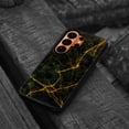thumbnail image 4 of WIRESTER Shockproof Soft Rubber Cover Case for Samsung Galaxy S26 Ultra 6.9" 2026, Black Marble Gold Veins, 4 of 5