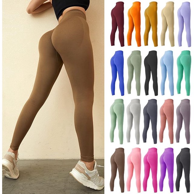 GDDXLM Leggings de entrenamiento con control de barriga para mujer, pantalones de yoga de cintura alta, pantalones deportivos para correr, fitness, senderismo, gimnasio, entrenamiento
