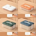 thumbnail image 2 of SDFGTstore 1/2/3/4 Layer Dumpling Box Storage Tray Food Container Box for Refrigerator and Kitchen Froze Dumpling Storage Case, 2 of 21
