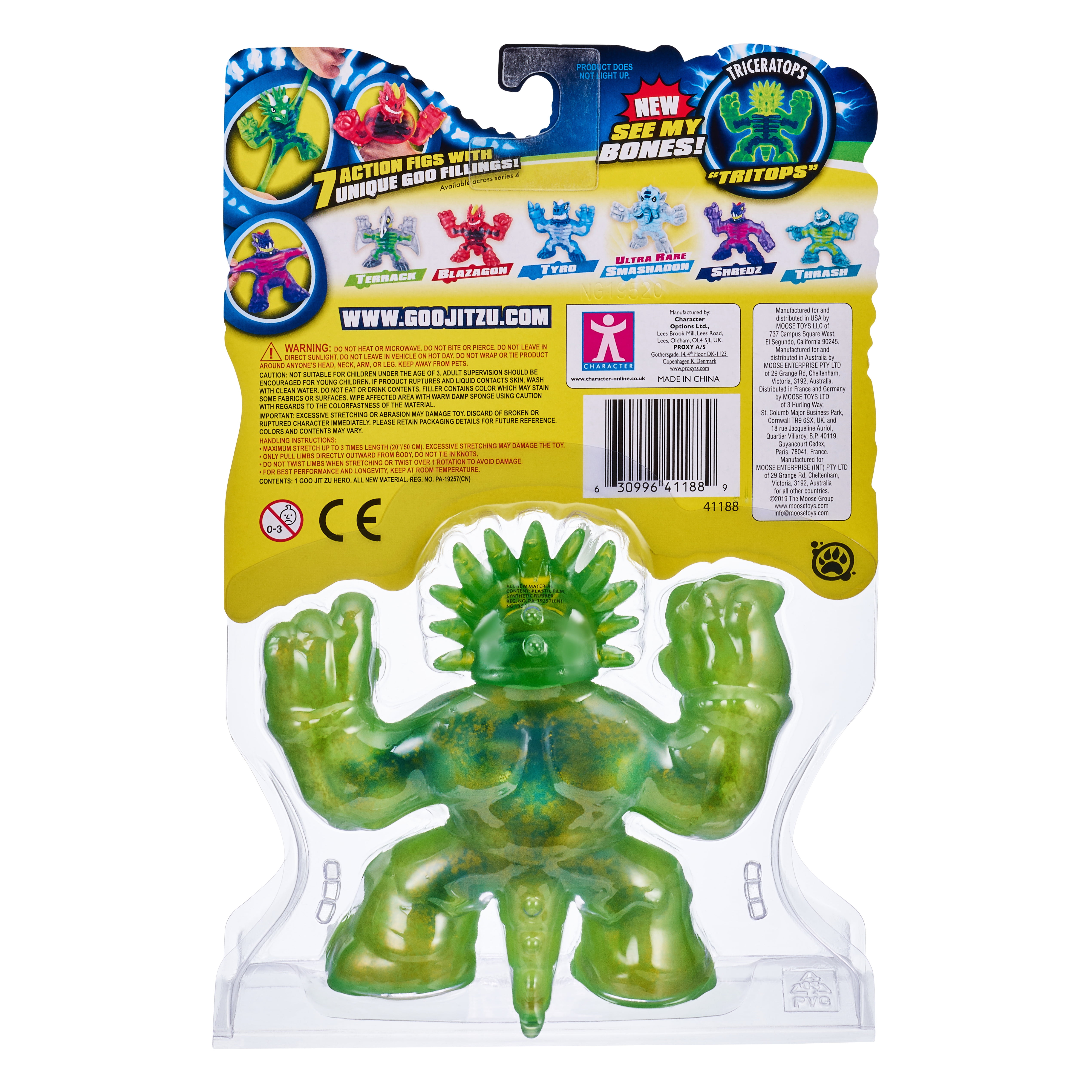 Heroes Of Goo Jit Zu Dino X Ray Hero Pack Tritops Walmart Com Walmart Com