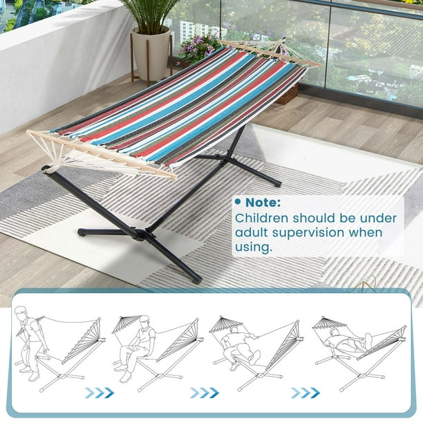 Costway 10.5FT Heavy Duty Stand with Portable Hammock Stand Carrying Case for Garden Walmart