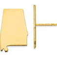 thumbnail image 1 of Ss/Gold Plated Gp Al Large State Earring Made In United States xne48gp-al, 1 of 5