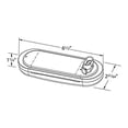 thumbnail image 4 of Grote 54142 Stop/Tail/Turn Red Oval Led Hrd Shell Cnctr 9 Diode, 4 of 4