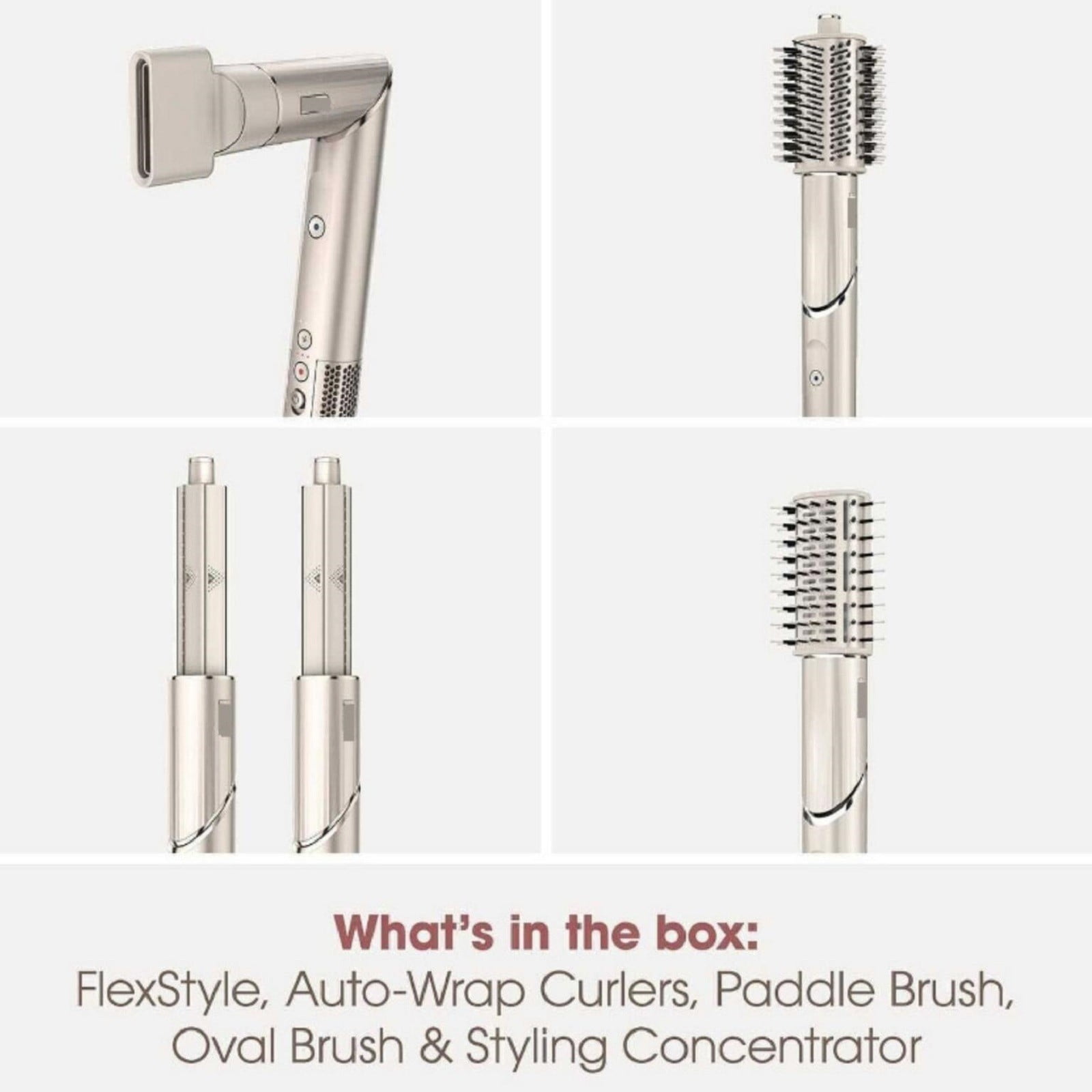 Flexzstyle Air Styling & Drying System, Powerful Hair Blow Dryer and Multi-Styler,Straight & Wavy, HD430
