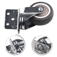 thumbnail image 6 of 2PCS Heavy Duty Casters 20Kg Mute Swivel Wheels for Moving Furniture Chair Crib 2 inch No Brake, 6 of 8