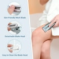 thumbnail image 6 of Flaremore Electric Razor for Women, Painless Womens Electric Shaver, Low Noise Bikini Trimmer Body Hair Removal Wet/Dry Cordless Epilator with LCD Display & Charging Stand for Legs Arm Underarms, 6 of 10
