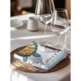 thumbnail image 6 of Coastal Turtle Cloth Napkins Set of 6 Reusable Dinner Napkins, Ocean Nautical Starfish Conch Seashells Cocktail Napkin Washable Table Napkins for Wedding/Holiday Party/Baby Shower 20"x20", 6 of 7