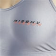 thumbnail image 3 of Reebok Womens MISBHV Sports Bra, Grey, XX-Small, 3 of 3