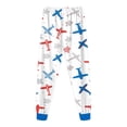 thumbnail image 4 of Wenfanal Kids Child Toddler Boy Pajamas Pj Set Little & Big Girls Pajamas Boys Set Comfortable Soft Cute Boys Home Pajama Set Size 6-7 Years,Sky Blue, 4 of 7