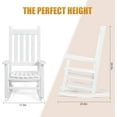 thumbnail image 6 of Child's Wood Porch Rocker - Suitable for 3-7 Years Old(White), 6 of 7