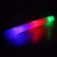 100 LED Foam Sticks Bulk Multi Color with 3 Flashing Modes Glow in