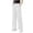 White, variant on Hiking Pants Kids Elastic Waist Wide Leg Pants Sun Protection Waterproof Trousers Casual Workout Outerwear with Pockets